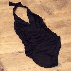 J. CREW SIZE 8 BLACK BATHING SUIT